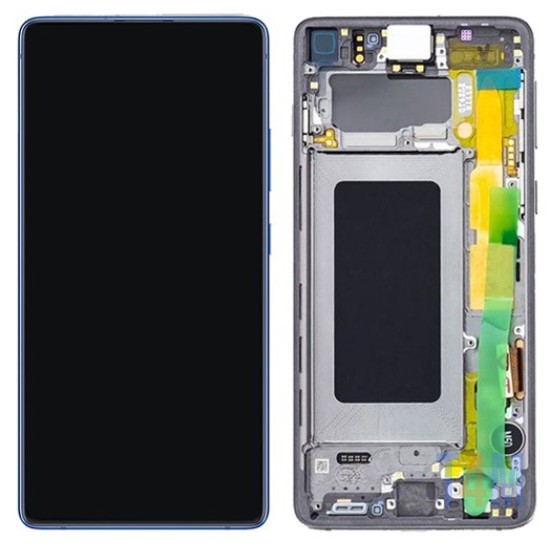 TOUCH+DISPLAY SAMSUNG GALAXY S20 G980/G981 PRETO (SERVICE PACK GH96-13024A) 